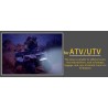 12V - 18W - LED work light for motorcycle - boat - car 4x4 - SUV - ATV - spot / flood lamp - 2 piecesLED light bar