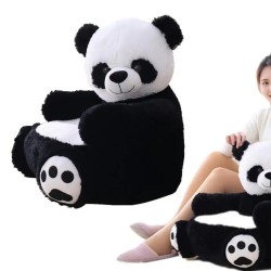 Panda shaped small sofa - seat - plush toy - for childrenCuddly toys