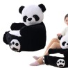 Panda shaped small sofa - seat - plush toy - for childrenCuddly toys