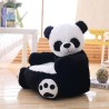 Panda shaped small sofa - seat - plush toy - for childrenCuddly toys