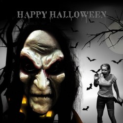 3D zombie - full face Halloween maskMasks