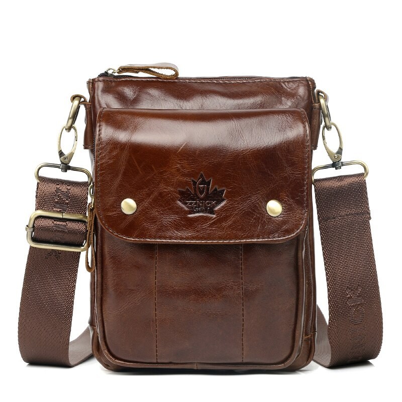 Luxurious shoulder bag - flap design - genuine leatherBags