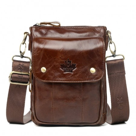 Luxurious shoulder bag - flap design - genuine leatherBags