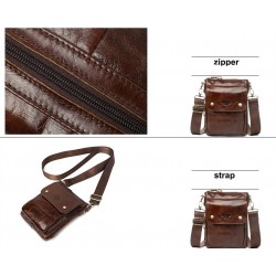 Luxurious shoulder bag - flap design - genuine leatherBags