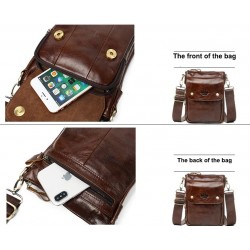 Luxurious shoulder bag - flap design - genuine leatherBags