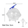 Plastic ice cube mould - round ball - 5cmBar supply