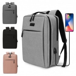 Trendy laptop bag - backpack - with USB charging port - waterproofBackpacks