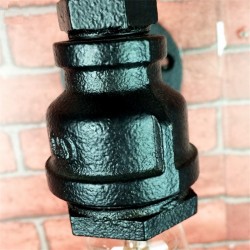 American industrial pipe - iron wall lampWall lights