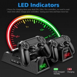 Dual charging dock - cooling stand - LED - for PS4 / PS4 Slim / PS4 Pro controllerAccessories