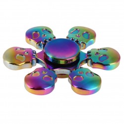 Rainbow skulls - hand fidget spinner - metalFidget Spinner