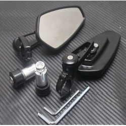 Universal aluminum motorcycle bar-end mirrorsMirrors