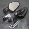 Universal aluminum motorcycle bar-end mirrorsMirrors