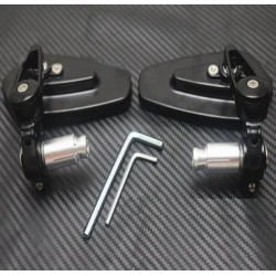 Universal aluminum motorcycle bar-end mirrorsMirrors