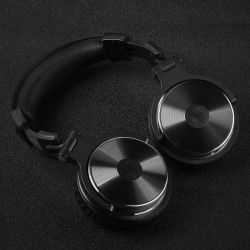 Professional DJ studio headphones - wired stereo headset - with microphoneEar- & Headphones