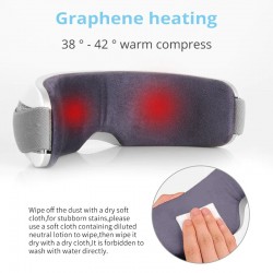 Smart eye massager - heated air compression - tired eyes - dark circles - massage - relaxation - BluetoothMassage