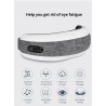 Smart eye massager - heated air compression - tired eyes - dark circles - massage - relaxation - BluetoothMassage