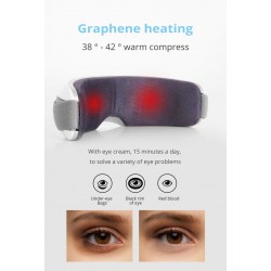 Smart eye massager - heated air compression - tired eyes - dark circles - massage - relaxation - BluetoothMassage