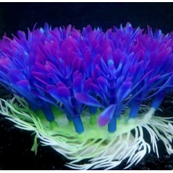 Artificial plastic plant - purple flower - aquarium decorationDecorations