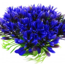 Artificial plastic plant - purple flower - aquarium decorationDecorations