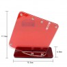 Ceramic kitchen knives set - with holder - red handlesCeramic