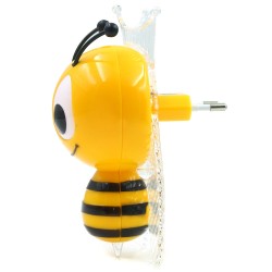 LED night light - wall plug - with sensor - cartoon beeLights & lighting