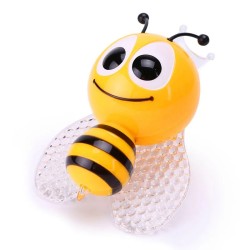 LED night light - wall plug - with sensor - cartoon beeLights & lighting