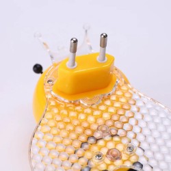 LED night light - wall plug - with sensor - cartoon beeLights & lighting
