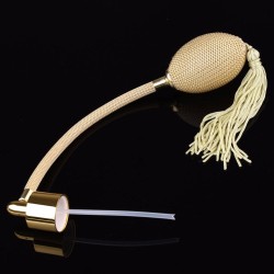 Glass perfume bottle - with a vintage atomiser - pump spray - 80 mlPerfumes