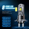 Mini H7 LED headlight bulb 250W CSP - 320000lm - auto diode bulbs - H7 Turbo LED - 12V - 6500KH7