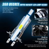 Mini H7 LED headlight bulb 250W CSP - 320000lm - auto diode bulbs - H7 Turbo LED - 12V - 6500KH7