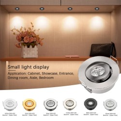 LED ceiling spotlights - recessed - COB - 3W - 10 piecesSpotlights