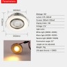 LED ceiling spotlights - recessed - COB - 3W - 10 piecesSpotlights