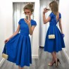 Sexy dress - backless - patchwork floral patternDresses