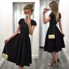 Sexy dress - backless - patchwork floral patternDresses