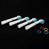 Electric toothbrush head - for Oral B 3D - 4 piecesMouth