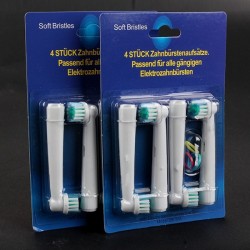 Electric toothbrush head - for Oral B 3D - 4 piecesMouth