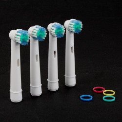 Electric toothbrush head - for Oral B 3D - 4 piecesMouth