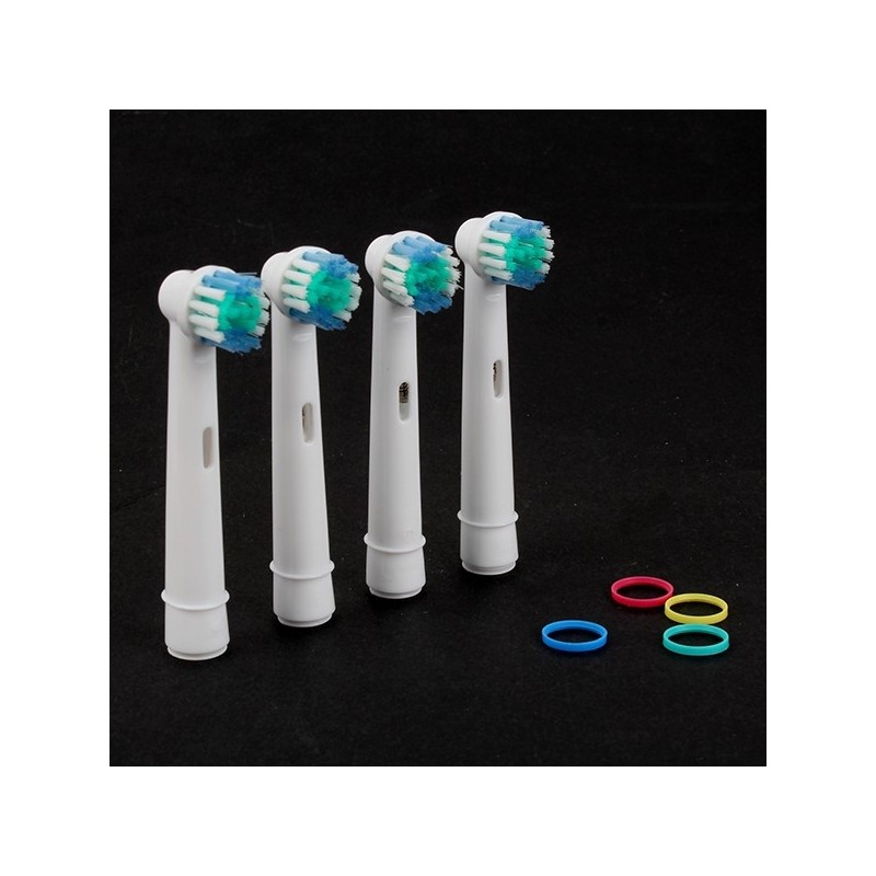 Electric toothbrush head - for Oral B 3D - 4 piecesMouth