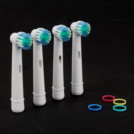 Electric toothbrush head - for Oral B 3D - 4 piecesMouth