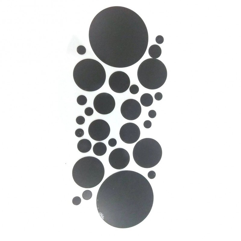 Round mirrors - wall sticker - self adhesive wallpaper - 30 piecesWall stickers