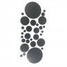 Round mirrors - wall sticker - self adhesive wallpaper - 30 piecesWall stickers