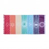 Rainbow Chakra - wall hanging towel - striped blanketBlankets