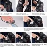 Infrared knee massager - magnetic vibration heating - joints physiotherapy - electric massage - pain reliefMassage