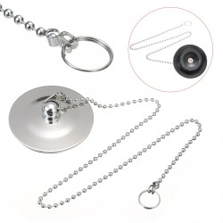 Chrome plated sink drain - basin & bathtub stopper - plugDrains