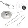 Chrome plated sink drain - basin & bathtub stopper - plugDrains