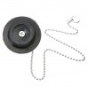 Chrome plated sink drain - basin & bathtub stopper - plugDrains