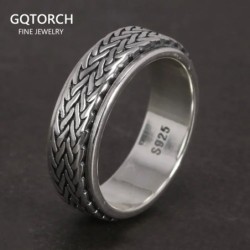 925 Sterling silver - rotatable ring - spinner designRings