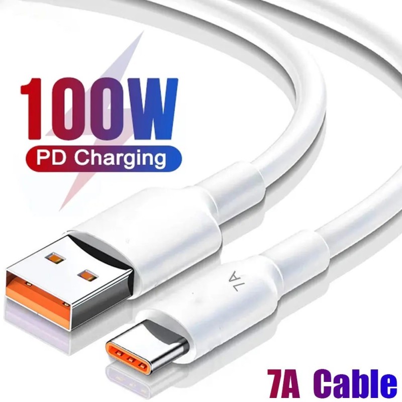 7A 100W USB to USB type C - super fast charging cableCables 7A 100W USB to USB type C - super fast charging cableCables