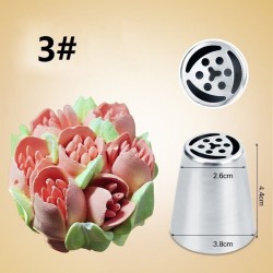 Pastry bag icing nozzles - cake decoration 7 piecesBakeware