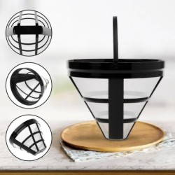 Reusable coffee filter - nylon mesh - washable - for 8-12Coffee filters
